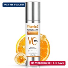 20 Vitamin C Serum for Face, with Hyaluronic Acid, Vitamin B5, 1.7 fl oz for