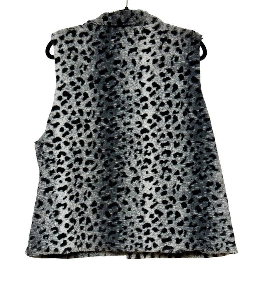 Chaleco Betsey Johnson Mob Wife Coquette Glam imitación piel para mujer talla XL ropa de calle Foto 3 de 4