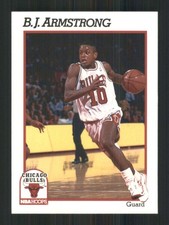 1991-92 Hoops #26 B.J. Armstrong Chicago Bulls 40943