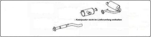 Auspuffset ab Flex für Mercedes Puch G-Klasse W460/W461 230 GE Schweizer Armee - Bild 4 von 4