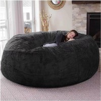 Giant Fur Bean Bag Chair for Adult Living Room Furniture Big round Soft Fluffy