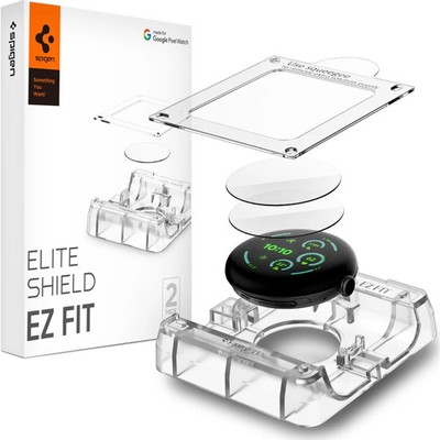 2x Bildschirmfolie + Applikator für Pixel Watch 4 / 3 (41 mm) Spigen Folie Film