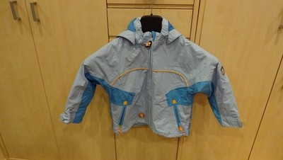 J. Jeantex Regen Jacke mit abnehmbarer Kapuze Größe 116 blau wie neu