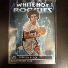 2023-24 Donruss Optic Anthony Black 1 White Hot Rookies RC Orlando Magic