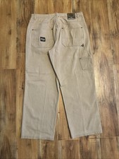 Enyce Y2K Workwear Carpetner Jeans Khaki Colo...