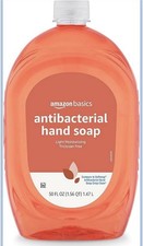 Amazon Basics Antibacterial Citrus Hand Soap Refill 50oz Triclosan-Free 