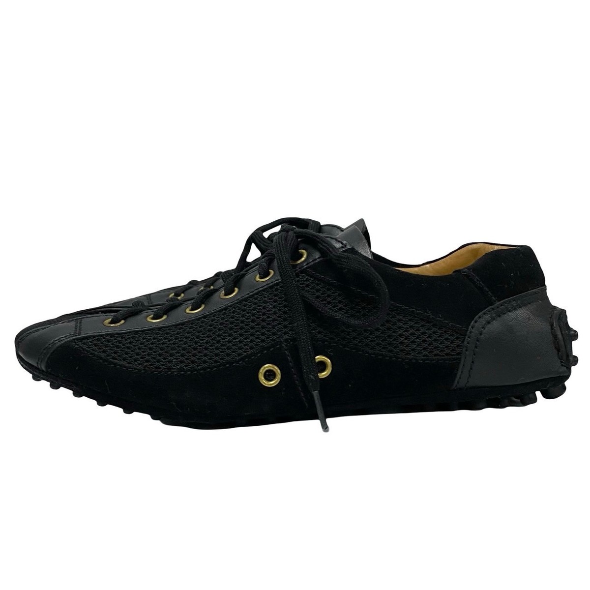 靴 07ss PRADA Archive drivingshoes leather 07ss PRADA Archive drivingshoes leather（Black Leather