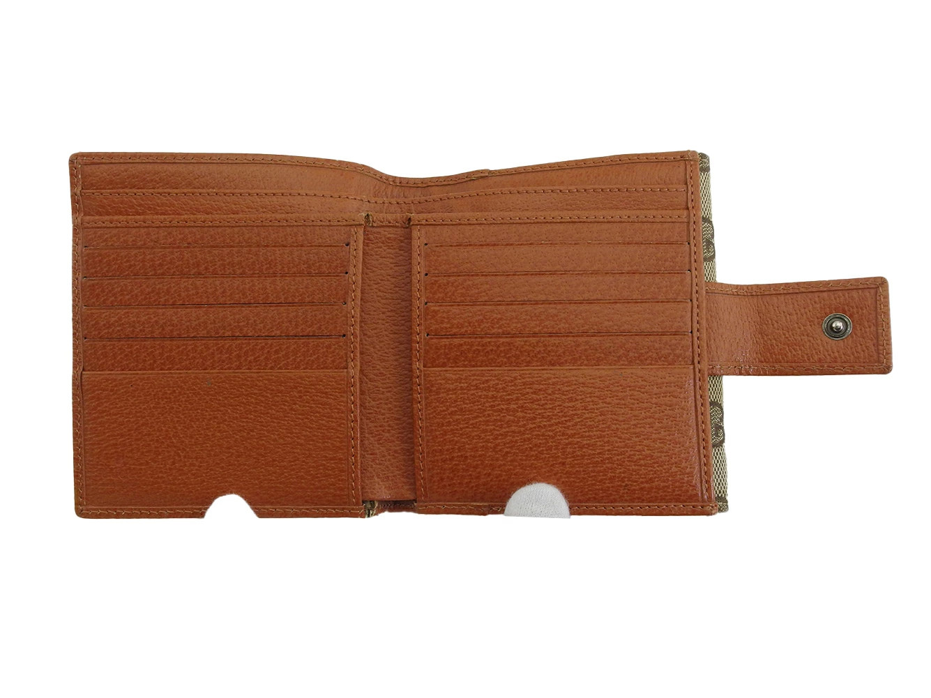 GUCCI Bifold Wallet GG Pattern Eclipse Brown Leat… - image 5