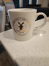 Dutch Bros Make It Count Every Moment Coffee Mug White w/Gold 