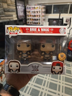 Funko POP! WWE Bella Twins Brie Nikki 2-Pack 2016 WWE Shop Exclusive NEW