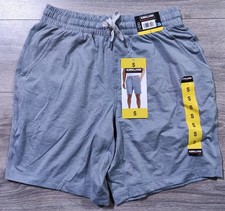 Kirkland Signature Shorts Adult Small Gray Moisture Wicking Zipper Pocket Mens
