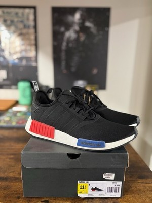 Adidas NMD R1; Black Blue Red; New; GZ7922; US 11.5