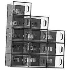 X-Large Shoe Storage Box Fit Size 11, Clear P...