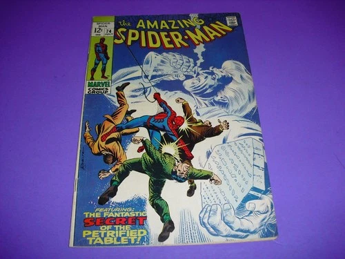 Amazing Spider-Man #74 in VF- 7.5 COND from 1969! Marvel very fine C028