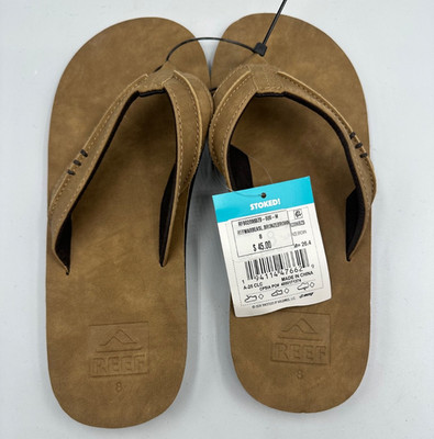Reef Marbea SL Vegan Flip Flops Men's 8 - Bronze Brown NWT