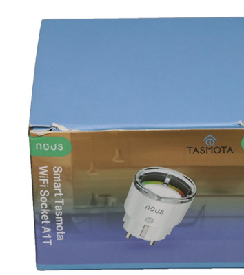 NOUS A1T Tasmota Socket, Mini WiFi ESP8266 Smart,10A,2er Pack, Alexa, Google