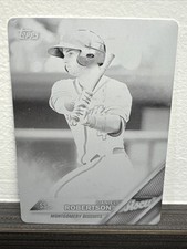 2016 Topps Pro Debut Daniel Robertson #67 Printing Plates Black  1/1