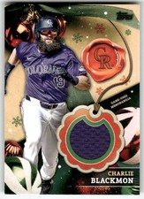 2024 Topps Holiday #RC-CB Charlie Blackmon Relics