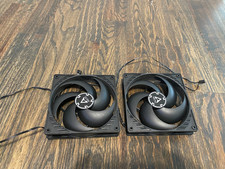 2X ARCTIC P14 PWM PST Black 140 mm Case Fan PWM Sharing Technology PST