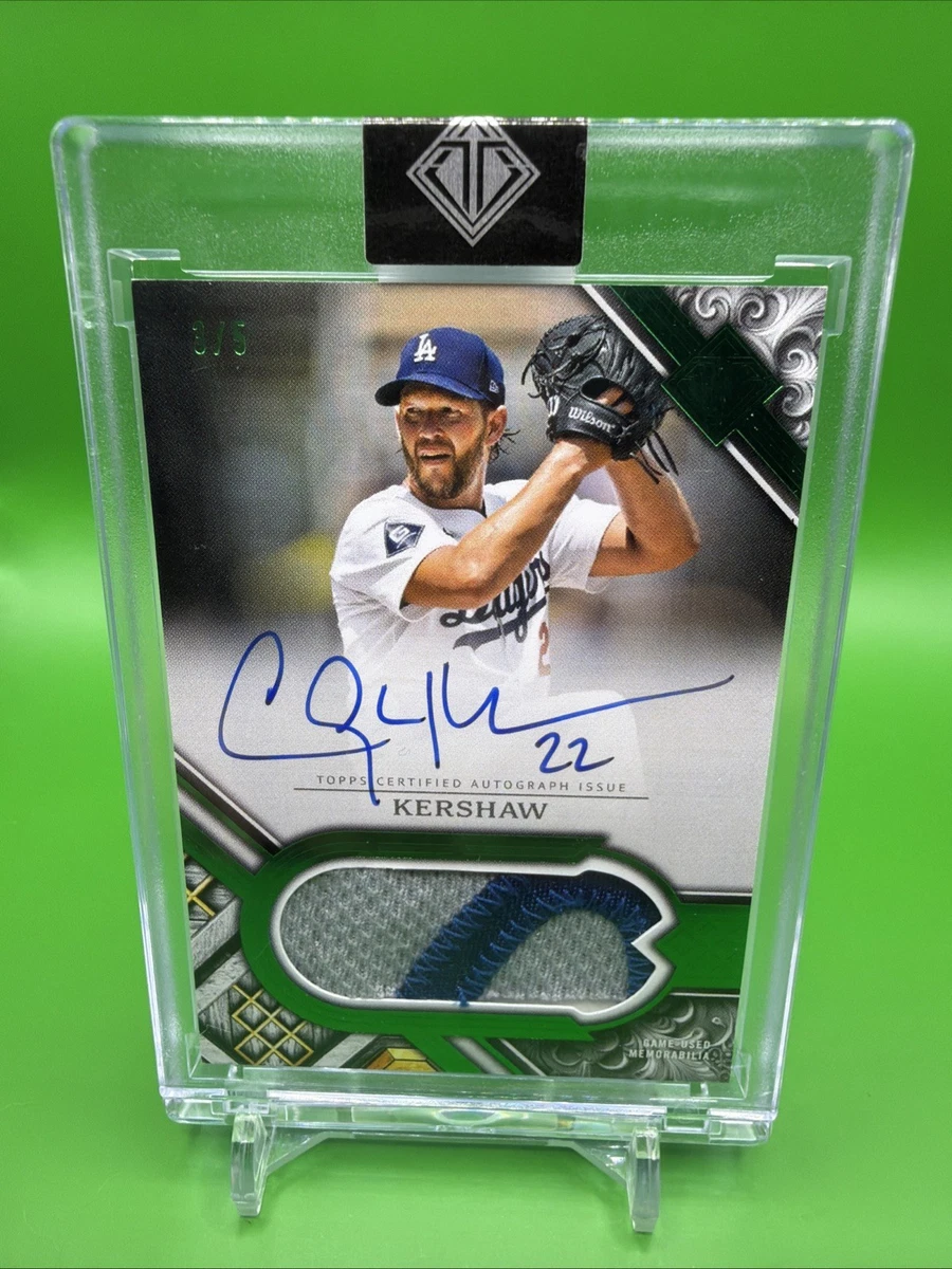 Clayton Kershaw Serial Numbered Baseball Sports Trading Cards for