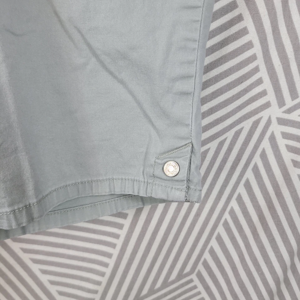 Bermudas Chinas Gloria Vanderbilt Talla Grande 22W Informales Carga Verde Claro Foto 2 de 4