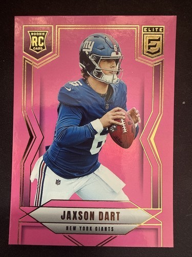 2025 Panini Donruss Elite - Jaxson Dart #103 Pink Ink (RC)