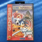 Sonic The Hedgehog Spinball / Pinball SEGA Genesis Game Complete