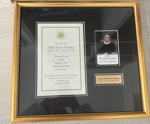 Justice Ruth Bader Ginsburg Memorbilia
