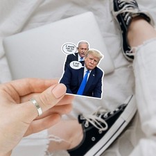 Trump Netanyahu We Did This Political Protest Meme Sticker Trump Sucks Stickers