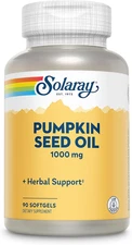 Pumpkin Seed Oil 1000 Mg - Source of Omega 6 and Omega 9 Essential Fatty Acids a