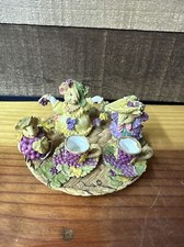 Mice And Grapes Miniature Tea Set
