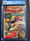 Amazing Spider-Man 14 1964 Marvel Comics CGC G+ 2.5 1st App Green Goblin Hulk