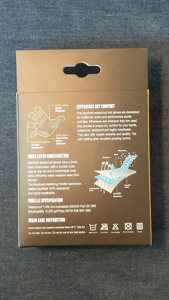 Guantes impermeables DexShell ThermFit con Thermolite - varios colores Foto 4 de 4