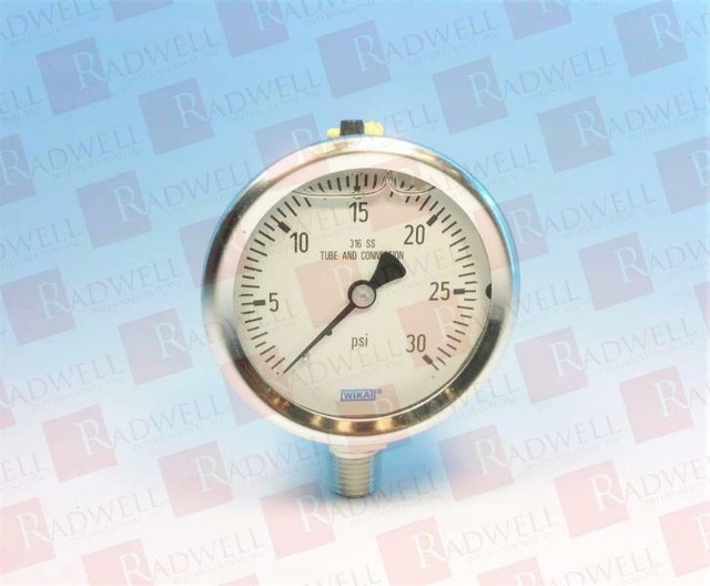 WIKA Instrument LP 30psi Pressure Gauge 9833590 for sale online eBay