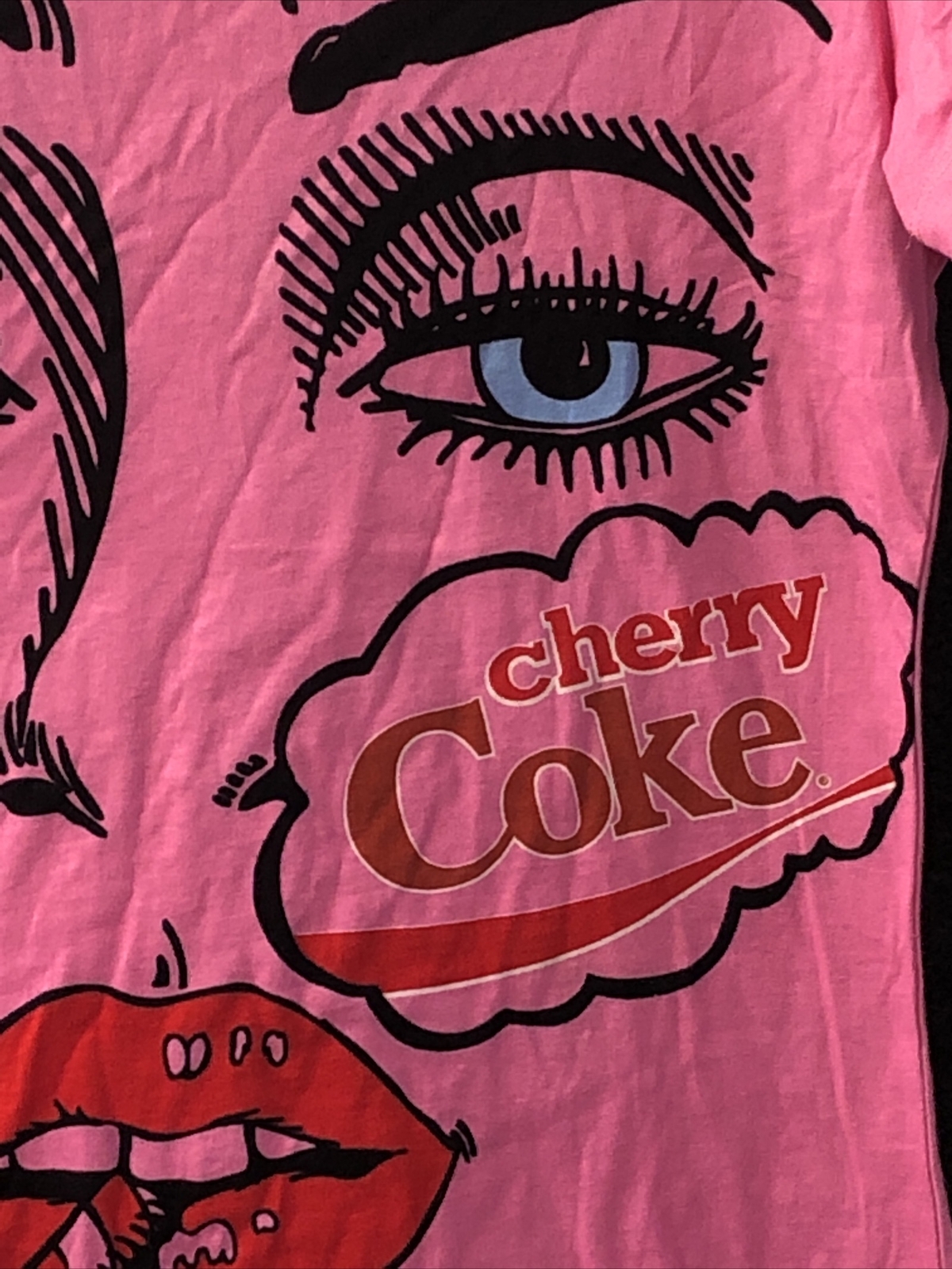 pink cherry coke sweatshirt