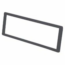 Trim Ring 1/8" Border ABS Plastic Car Radio Stereo Single Din Install  - Black 