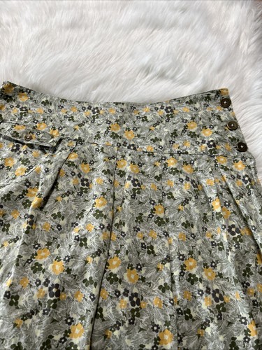 Falda Floral Royal Robbins Talla 6 100% Algodón Orgánico - Imagen 10 de 16