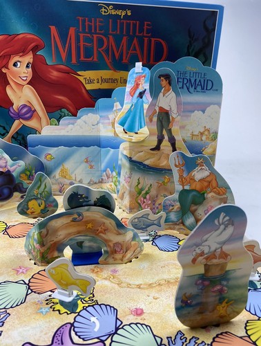 Vintage 1990 Disney The Little Mermaid Board Game Hasbro COMPLETE - READ - Picture 23 of 24