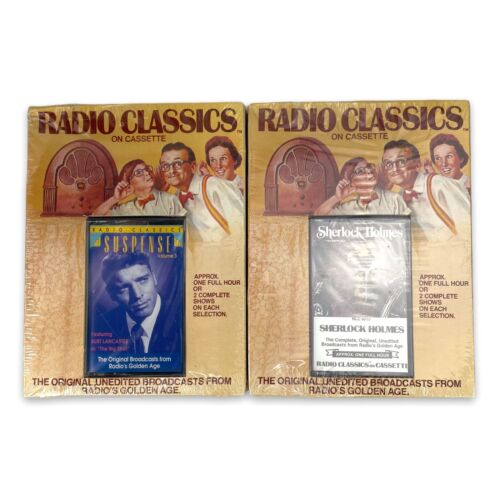 Radio Classics sur cassette Sherlock Holmes et suspense volume 3 neuf scellé - Photo 1 sur 4