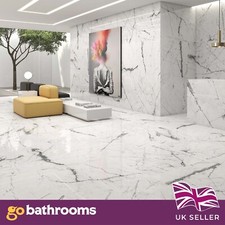 Luxury Wall & Floor Marble Effect Polished Porcelain Tiles Large | 600 900 1200
