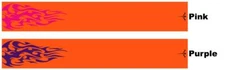 White Water Archery Tribal Flames 2 Fluorescent Neon Orange Arrow Wraps 15 Pc