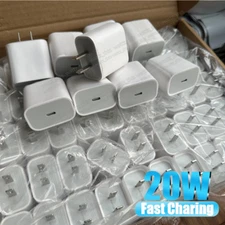 For iPhone 15 14 13 12 11 Pro 20W Fast Charger Block USB Type C Wall Adapter Lot