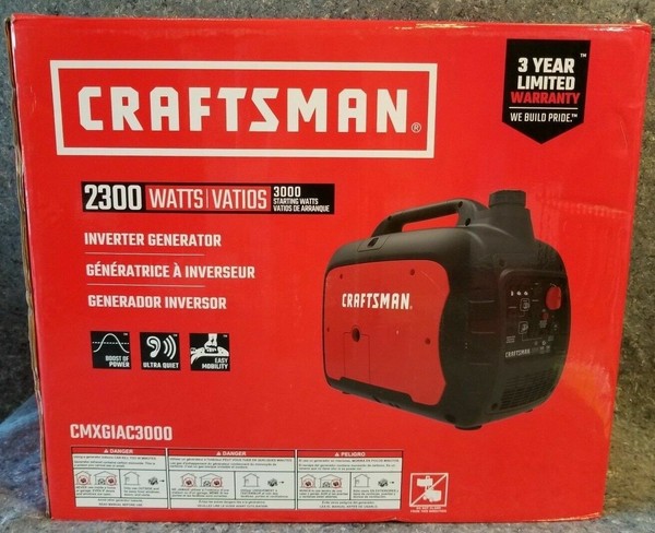 Craftsman Cmxgiac3000 3000w Gasoline Portable Generator For Sale Online Ebay