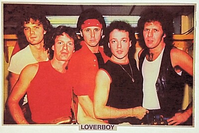 Loverboy バンド Tシャツ 赤 80s Original Vintage 80s Loverboy Music Band Iron On Transfer | eBay