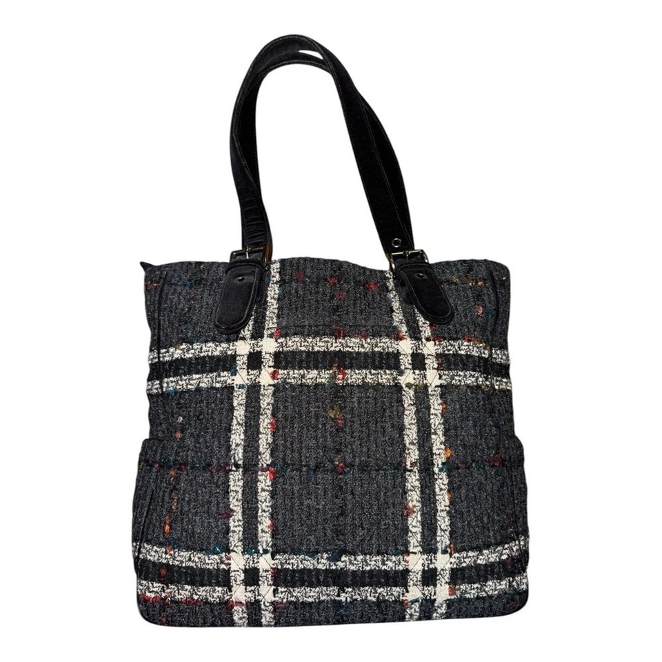 Bolso de Mano Vera Bradley Texturizado Blanco y Negro Foto 4 de 4