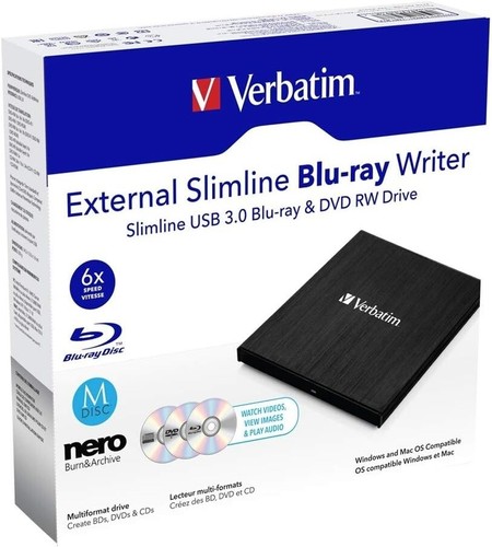 Verbatim External Slimline Blu-Ray Writer 43887 - Picture 3 of 3