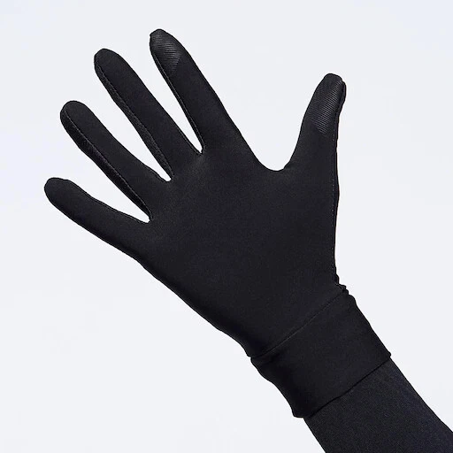 NIKE GLOVES RUNNING WOMENS BLACK LADIES DRI LIGHTWEIGHT TECH TOUCH SCREEN PHONE - Image 4 of 4