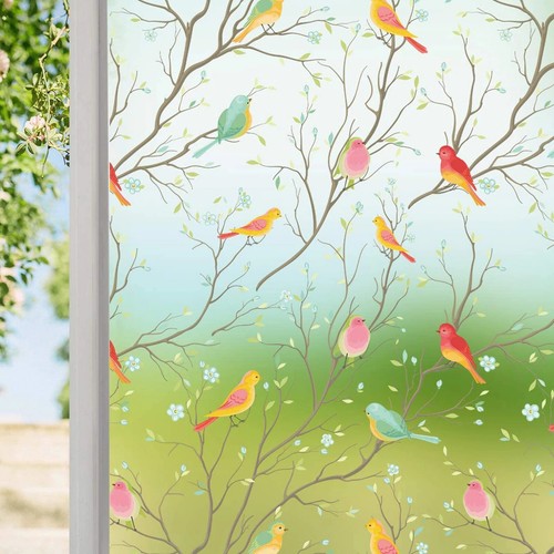 2M Roll Frosted Window Film PVC Selfadhesive Privacy Glass Door Window