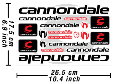 Kit Stickers Autocollants XXL Cannondale