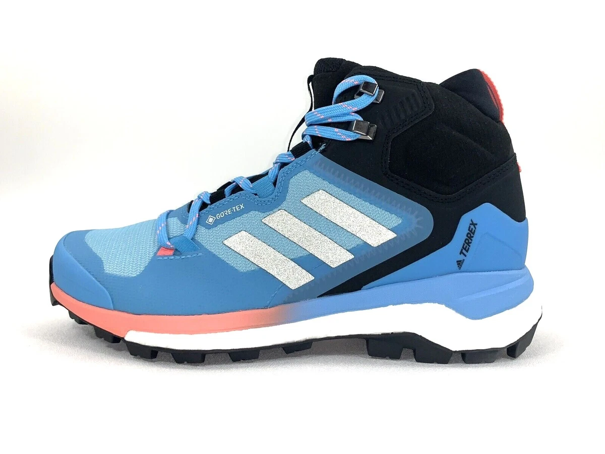 adidas Terrex Skychaser 2 Mid GTX Hiking Shoes Blue Black GZ3037